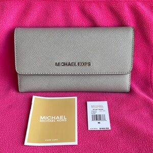 Michael Kors Taupe Wallet